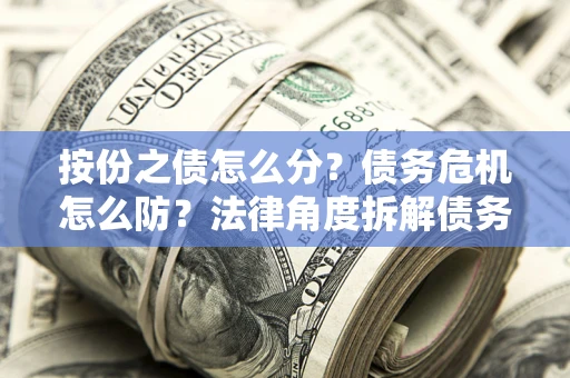 北京按份之债怎么分？债务危机怎么防？法律角度拆解债务分配与风险自保指南