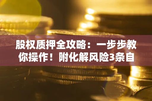 北京股权质押全攻略：一步步教你操作！附化解风险3条自救法则