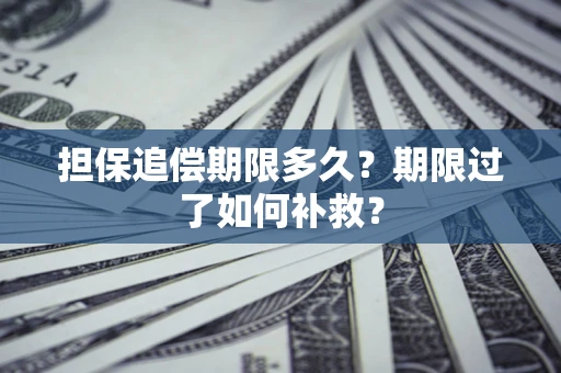 北京担保追偿期限多久？期限过了如何补救？