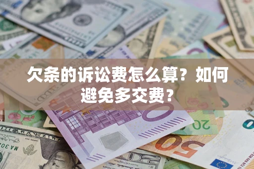 北京欠条的诉讼费怎么算？如何避免多交费？