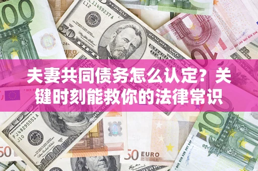 北京夫妻共同债务怎么认定？关键时刻能救你的法律常识