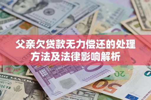 北京父亲欠贷款无力偿还的处理方法及法律影响解析