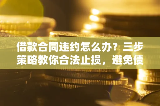 北京借款合同违约怎么办？三步策略教你合法止损，避免债务危机升级